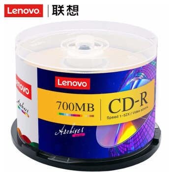 Lenovo/联想 VCD机 Y657Y5675 联想cd光盘VCD光盘MP3刻录光盘700MB空白盘cd-r刻录盘车载音乐CD光碟片无损刻录光碟音乐空白碟50片空白盘片
