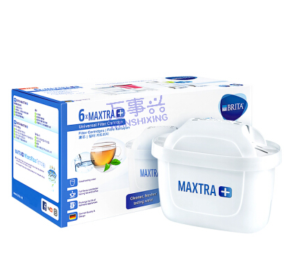 【买2免1】碧然德（BRITA）过滤净水器 家用滤水壶滤芯 新升级标准版MAXTRA+滤芯 6枚装