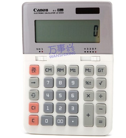 佳能Canon LS-1200H 12位商务办公计算器