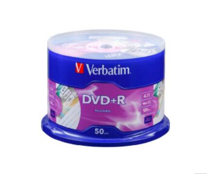 威宝verbatim 64087原装行货  16速 4.7G DVD R 空白光盘 50片桶装 dvd刻录盘