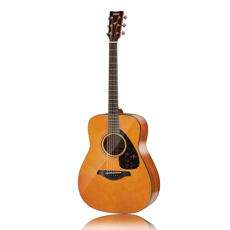 雅马哈 FG800VN 复古木色亮光41英寸 美国型号单板民谣吉他木吉它 褐色（单位：把）